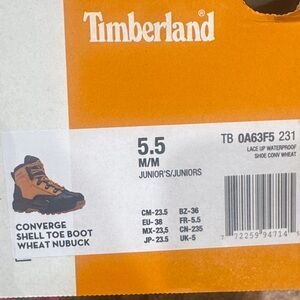 Timberland Wheat Nubuck Junior Boote